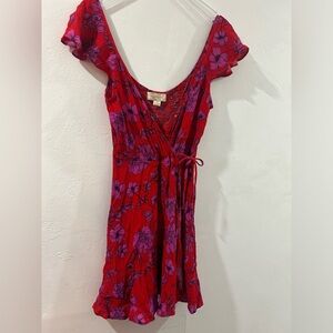 Band of Gypsies Women Dress Size Medium Red.